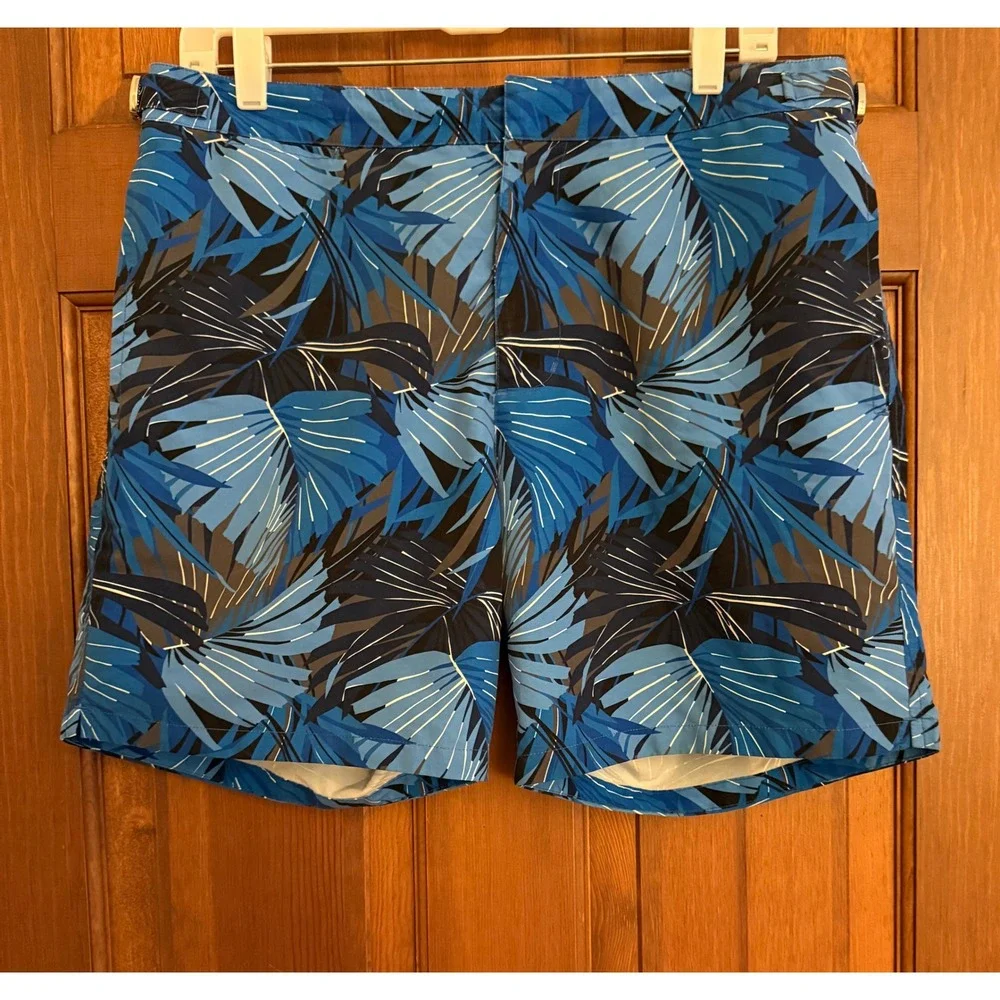 Bonobos Swim Trunk‎ Board Shorts Mens 32 Blue Adjustable Waist Surf Resortwear